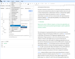 The subsection is inserted by choosing the