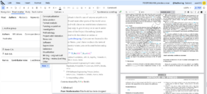 The Contributor Roles sub tab come under the author tab in front matter.