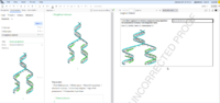 The Graphical Abstract uploaded will be displayed in the Left Panel,Main Editor and PDF as shown here.