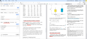 Third Author selected and the corresponding changes in Main Editor and PDF.