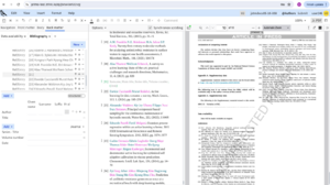 Field Entries in Navigation Left Panel and Main Editor